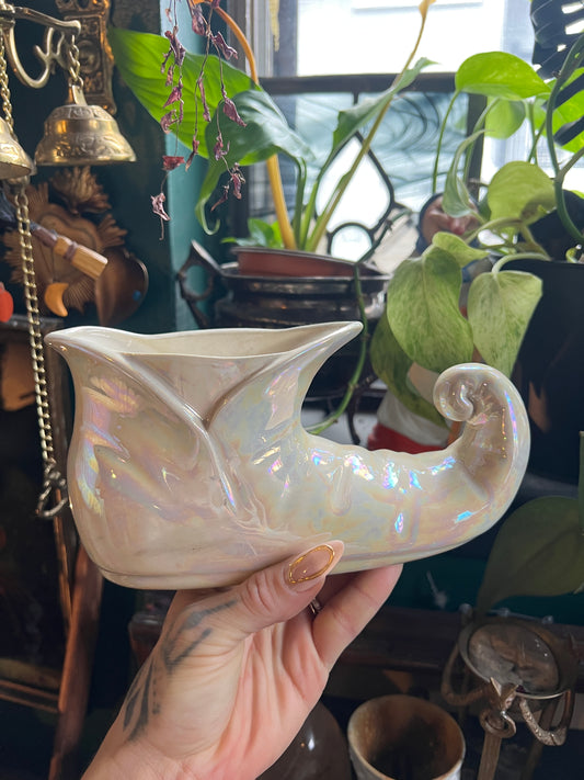 Iridescent Elf Shoe Planter