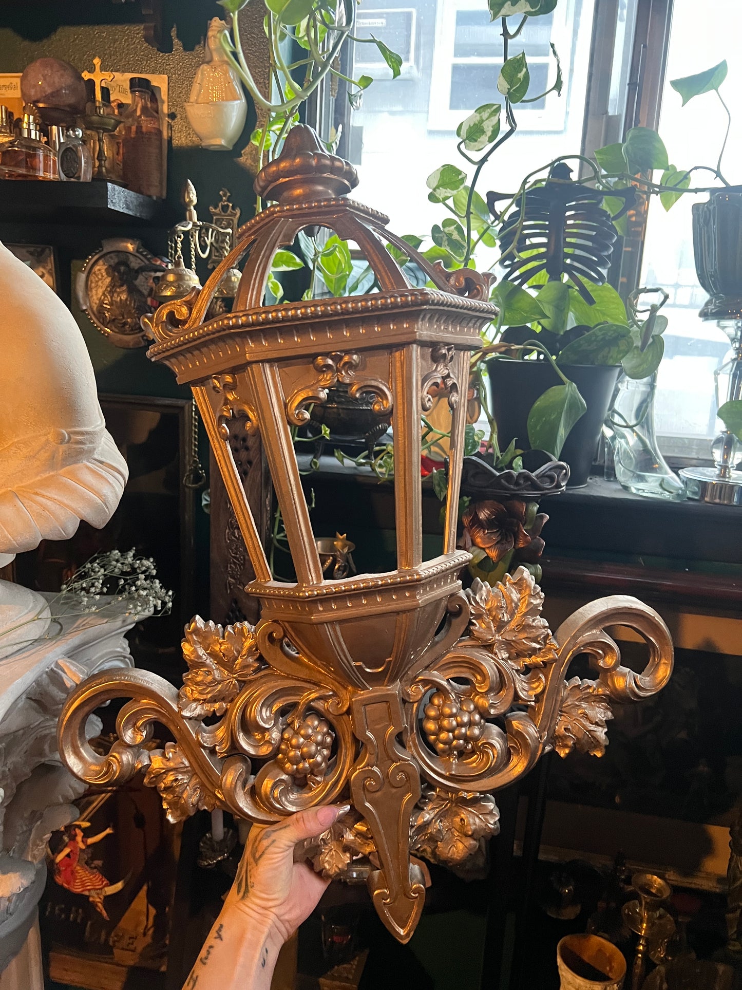 Hollywood Regency Lantern Wall Decor