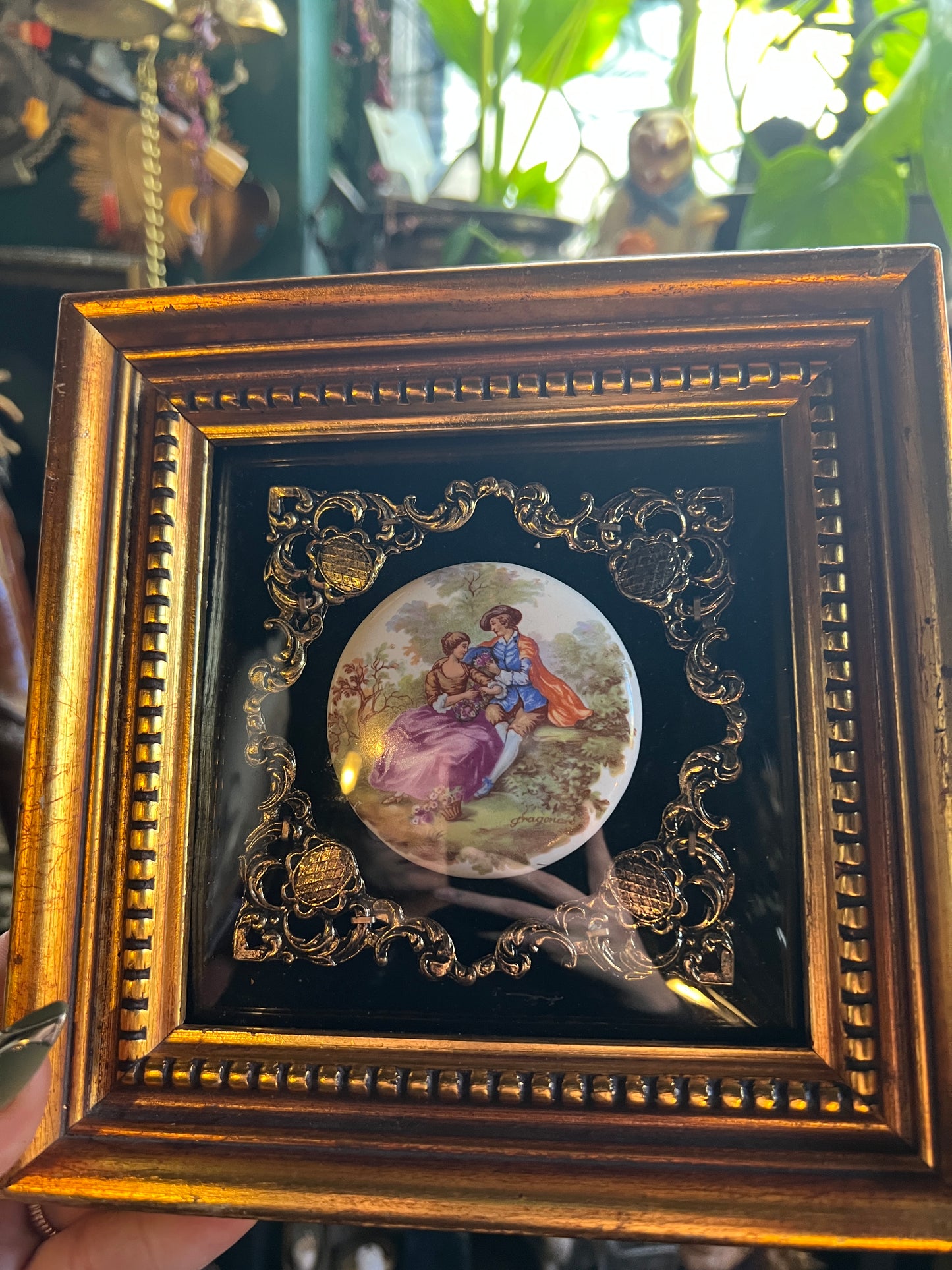 Fragonard Cameo Gold Gilt Frames
