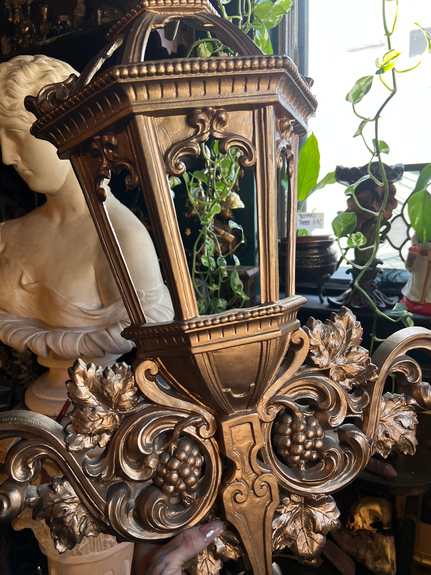 Hollywood Regency Lantern Wall Decor