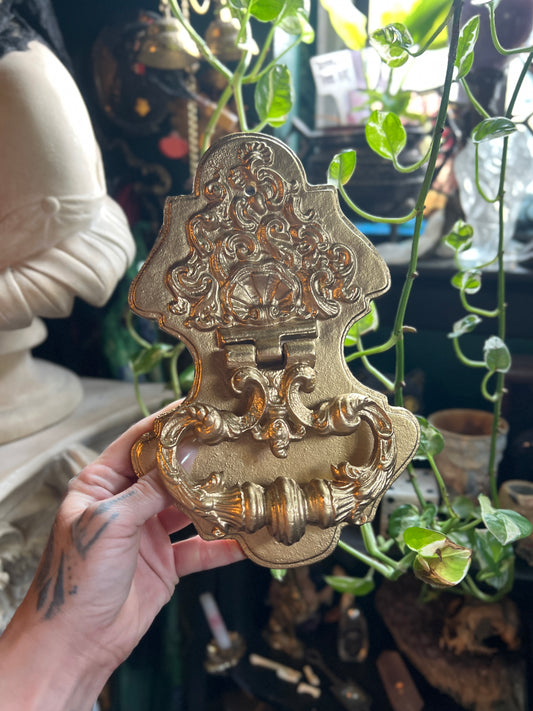 Cast Iron Ornate Door Knocker