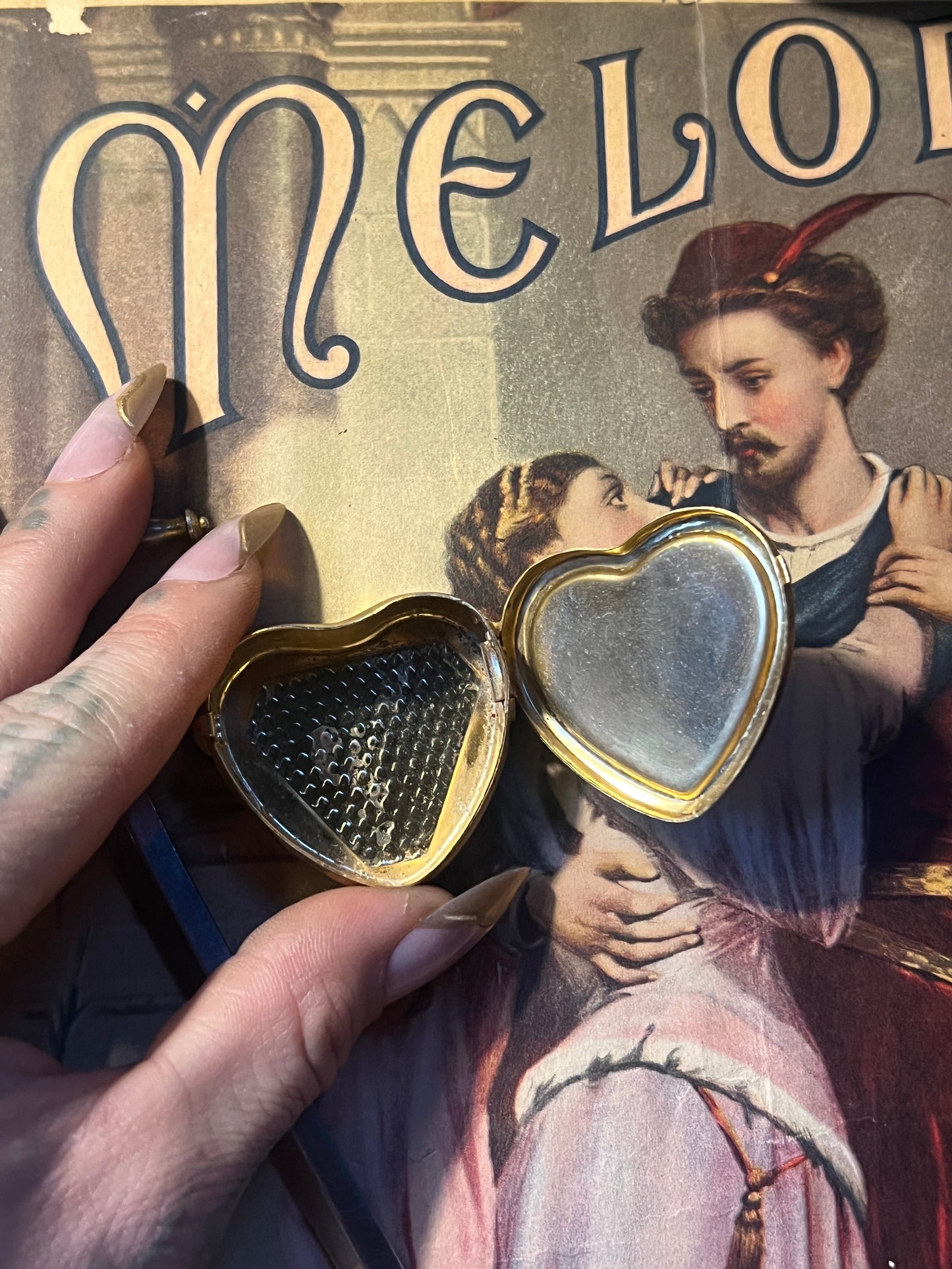 Floral Cloisonné Pill Box