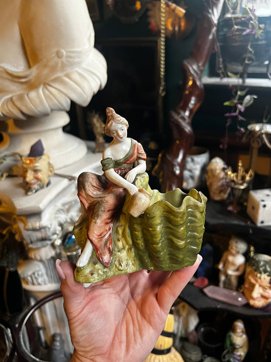 Water Bearer Maiden Figurine Vase