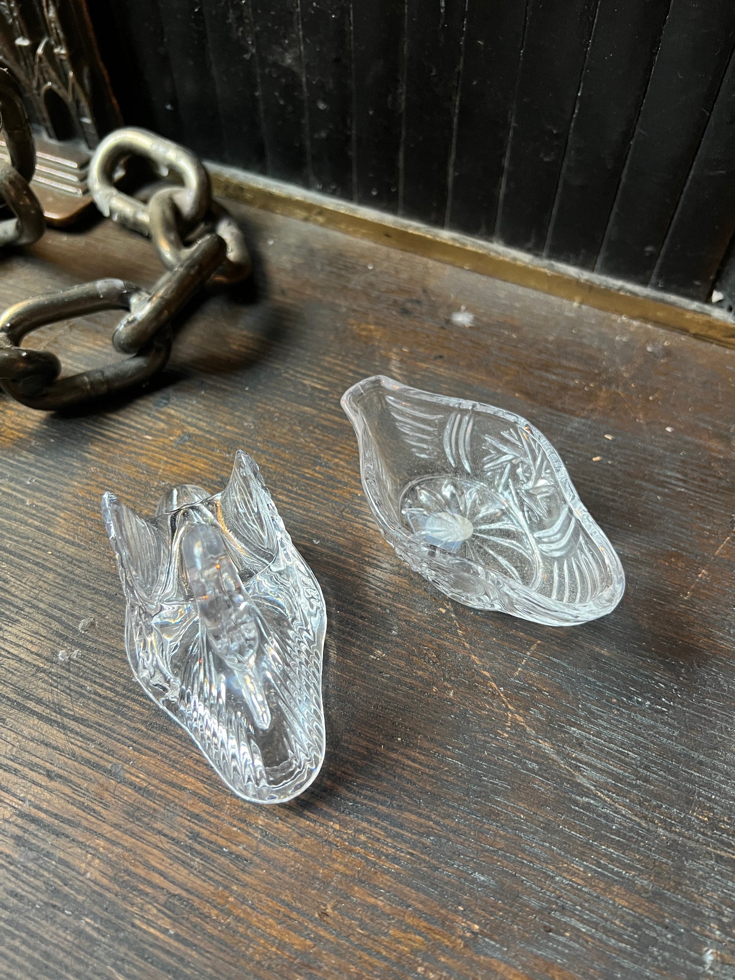 Crystal Swan Trinket Dish