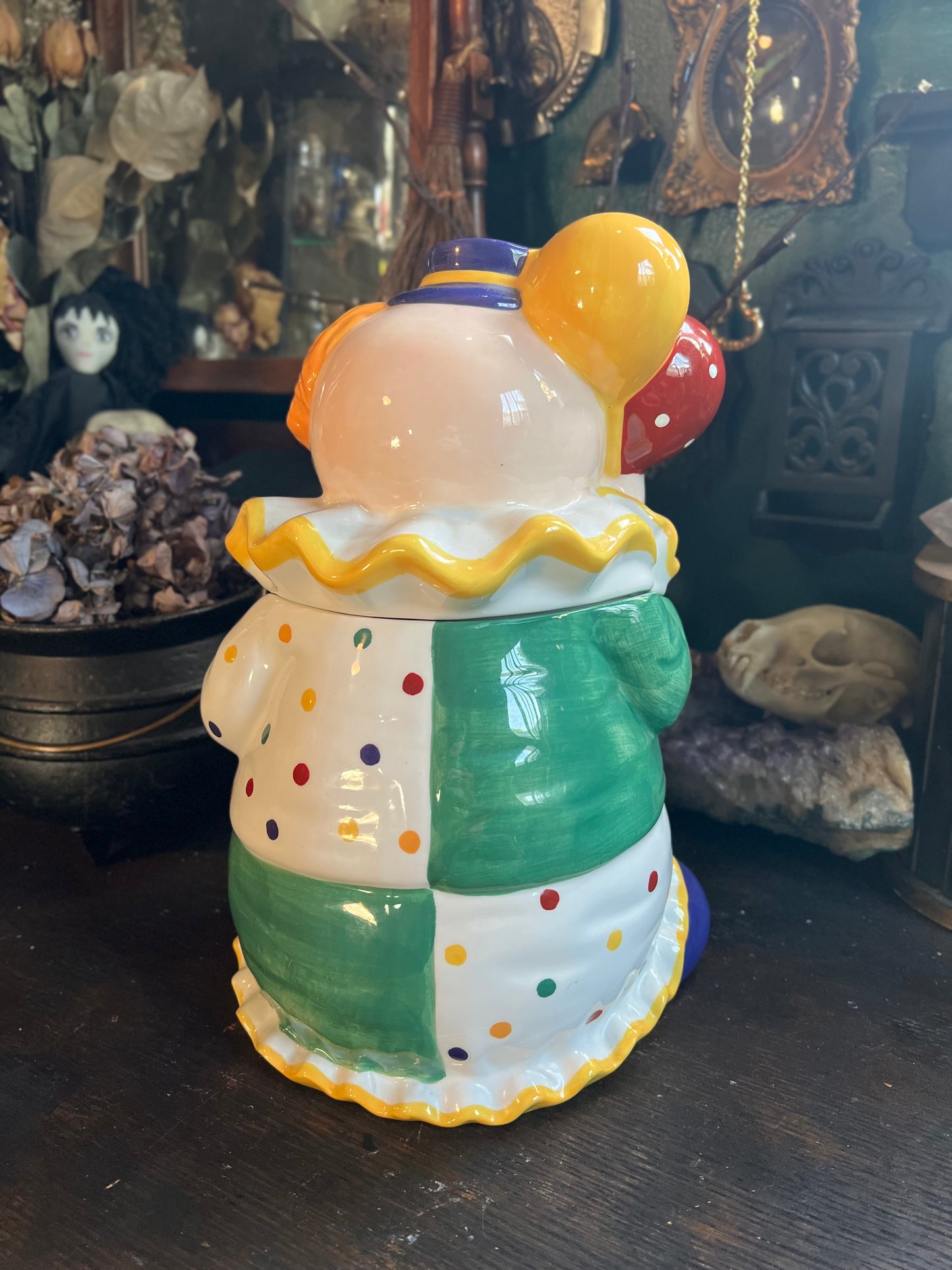 Happy Clown Cookie Jar