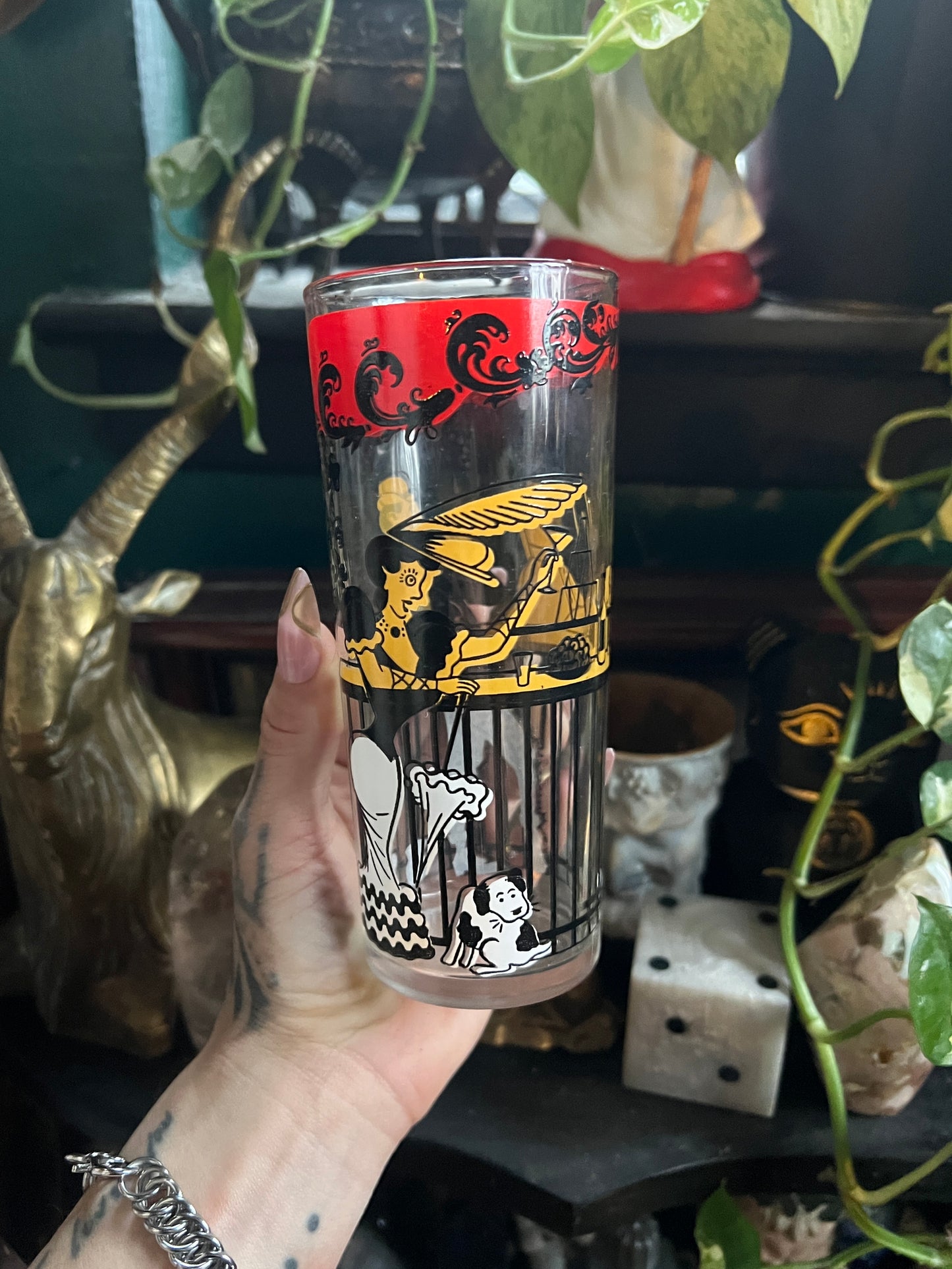 Hazel Atlas Moulin Rouge Drinking Glasses