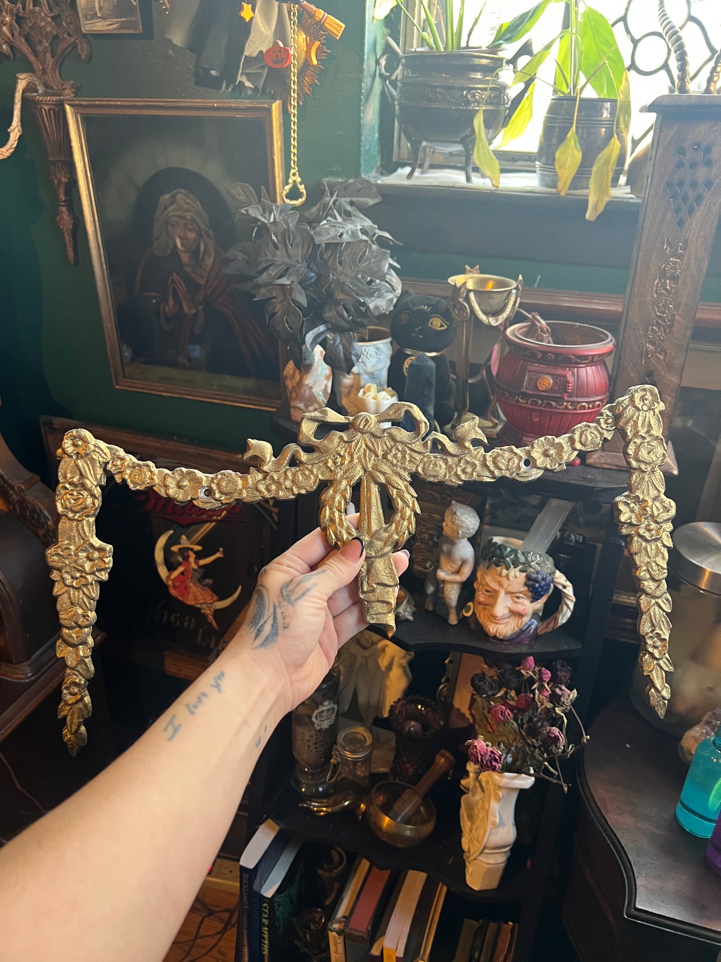 Cast Iron Ornate Door Topper