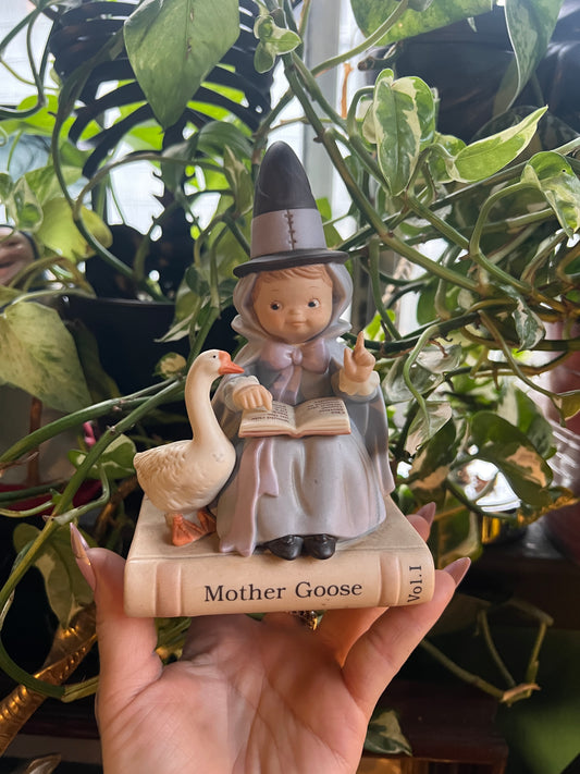 Mother Goose Porcelain Figurine