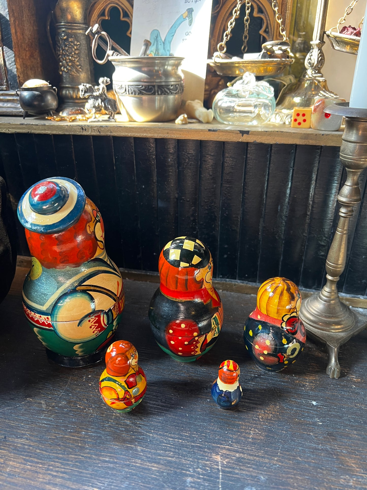 Clown Russian Nesting Dolls