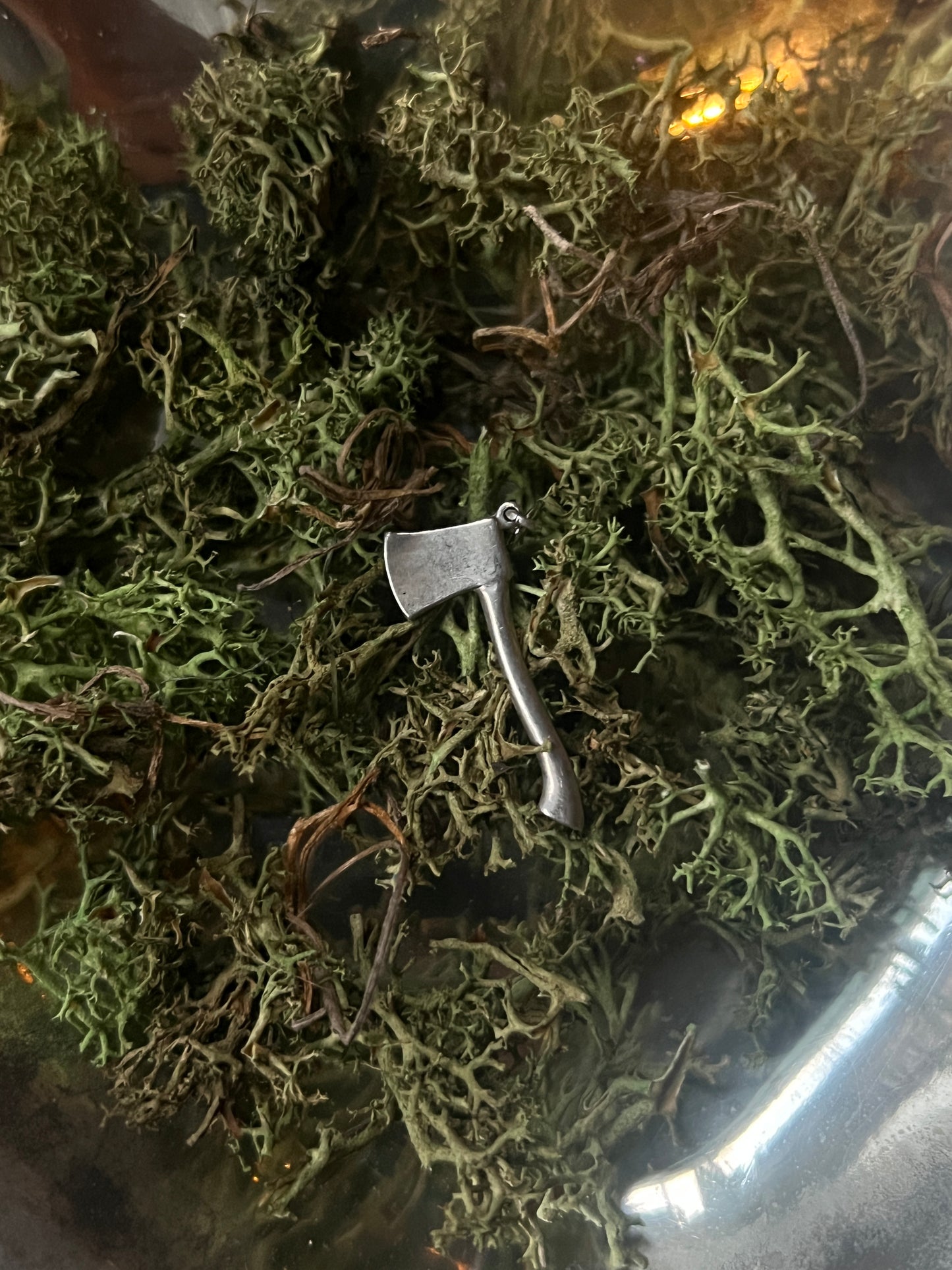 Sterling Axe Charm