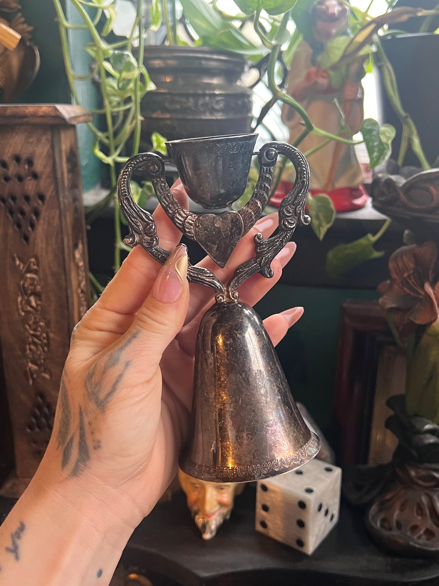 Heart Motif Wedding Chalice