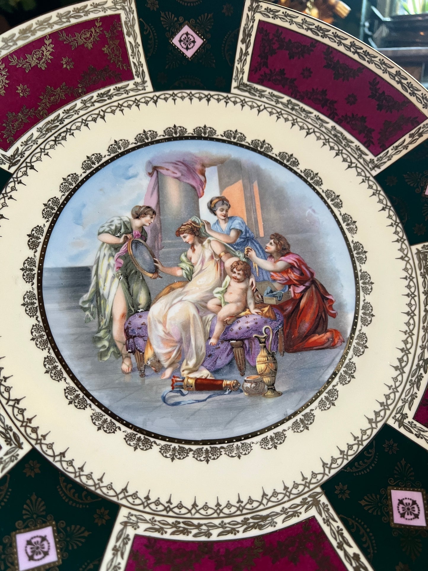 Royal Vienna Care Of Venus Cabinet Plate