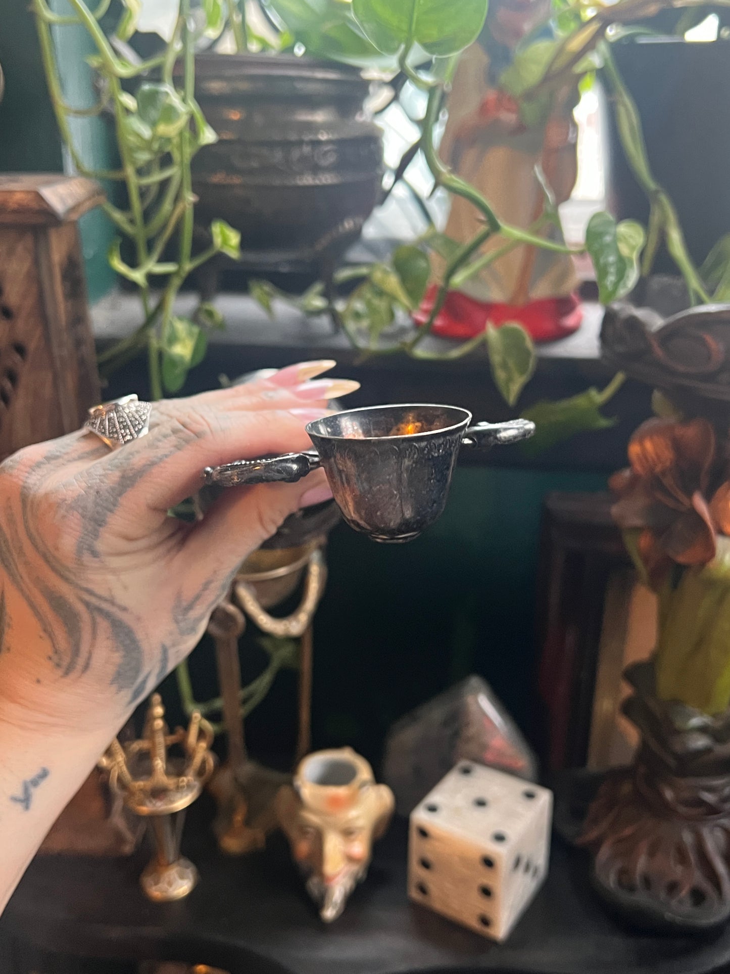 Heart Motif Wedding Chalice