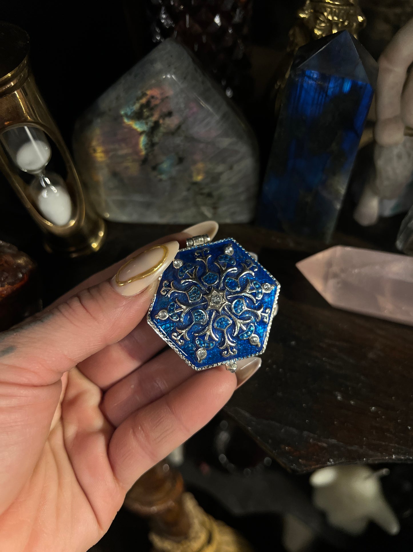 Snowflake Trinket Box