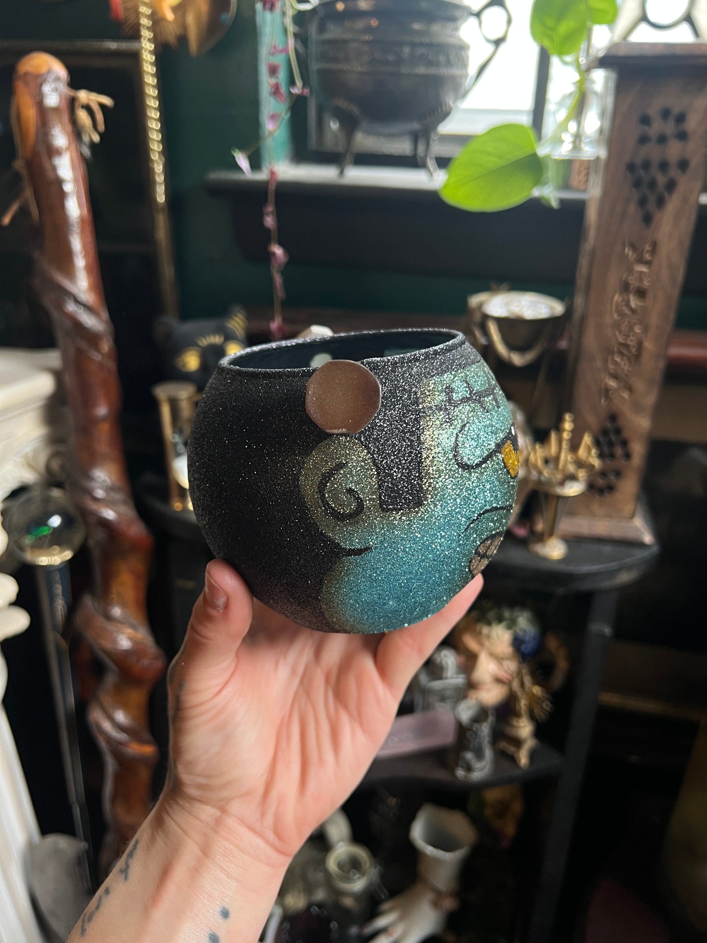 Frankenstein Votive Candle Holder