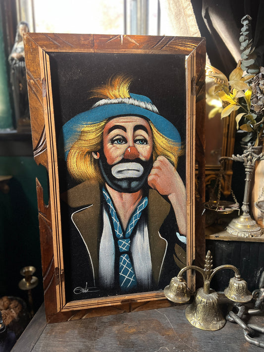 Velvet Clown Painting By Ortiz