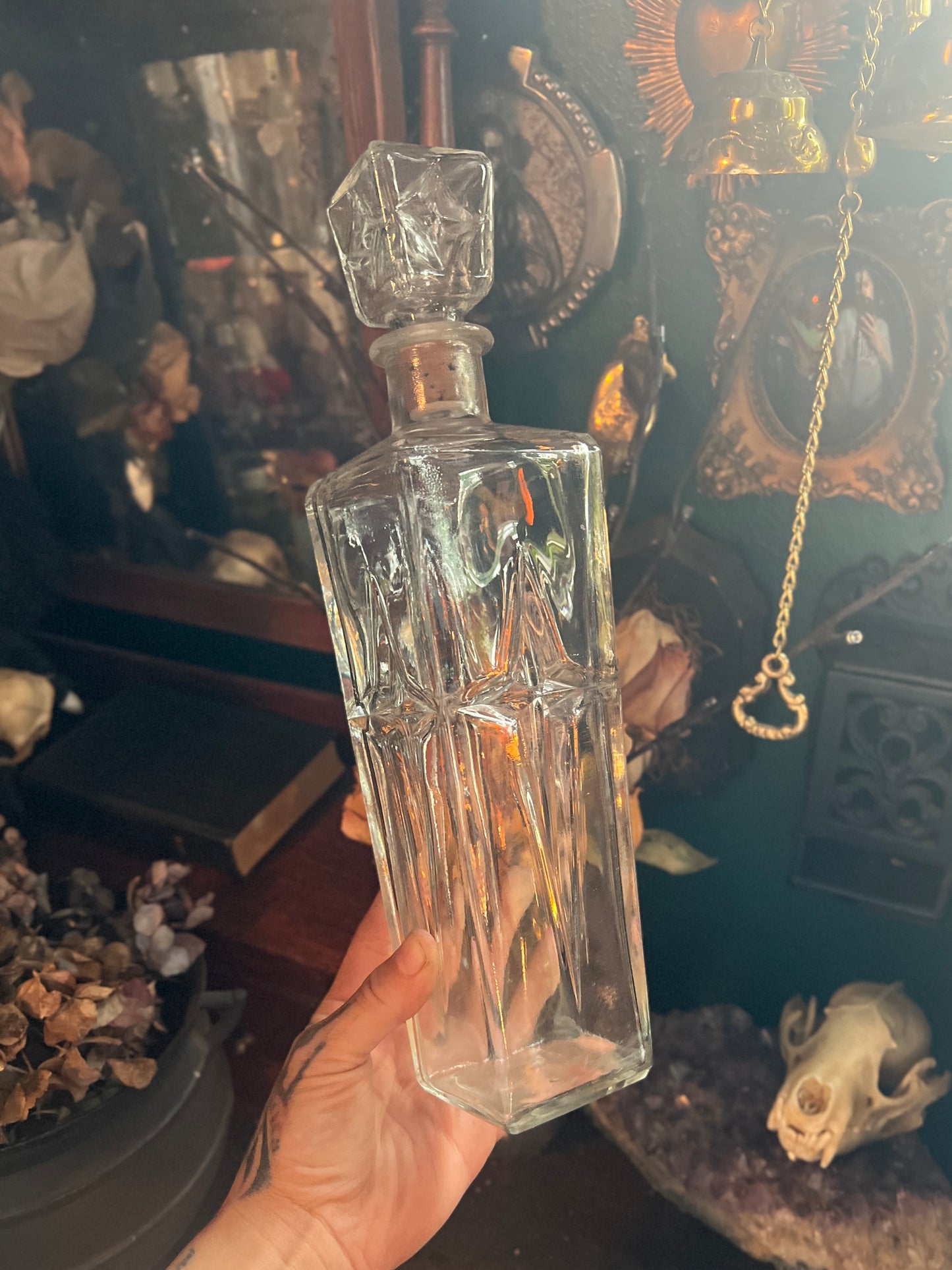 MCM Diamond Cut Decanter