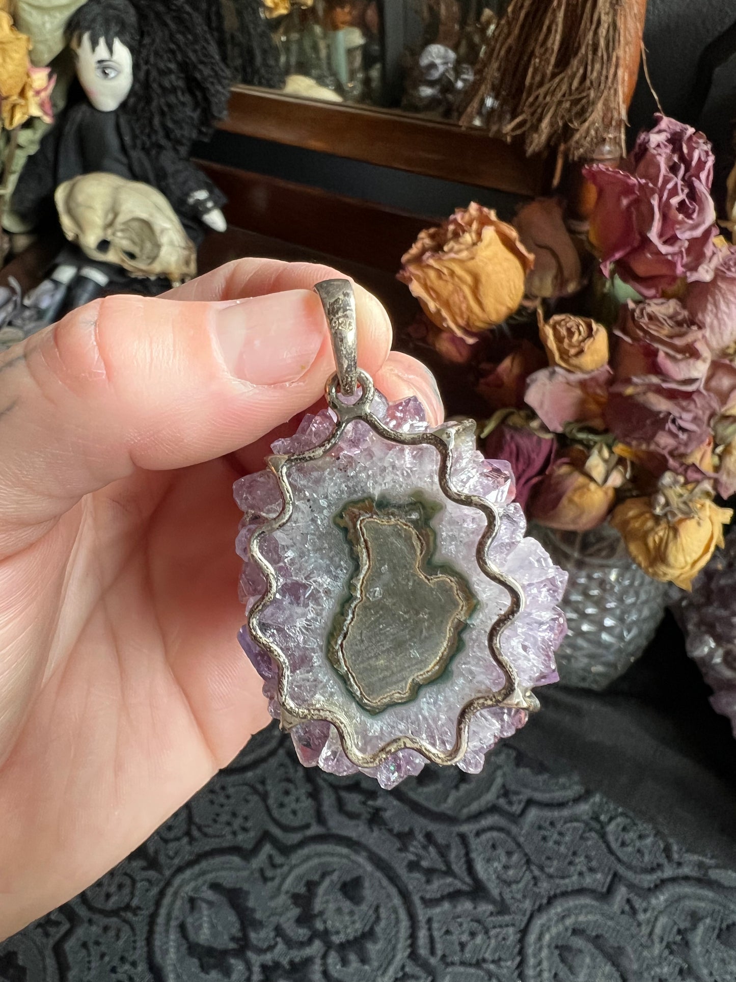 Amethyst Stalactite Pendant