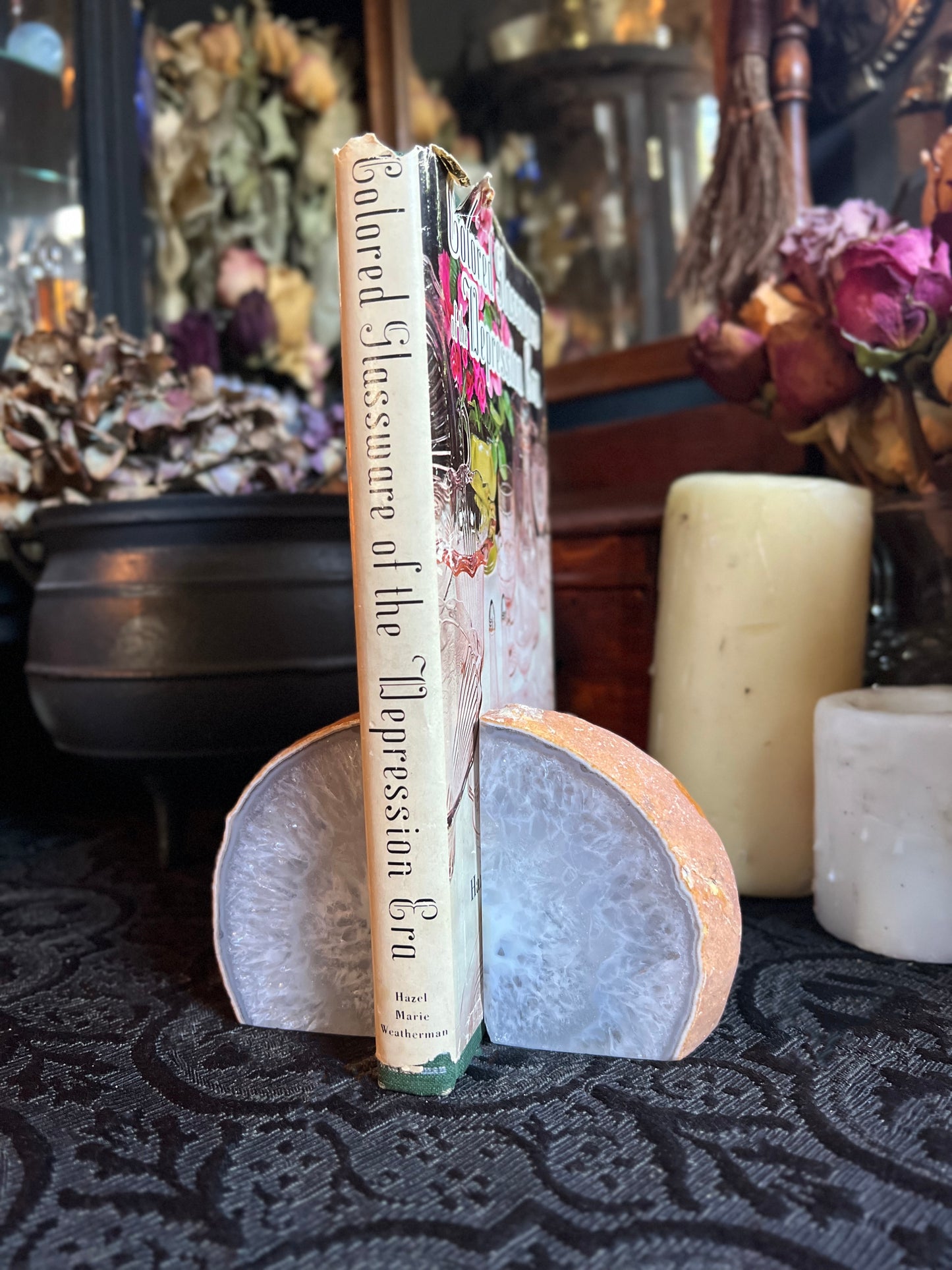 Agate Bookends