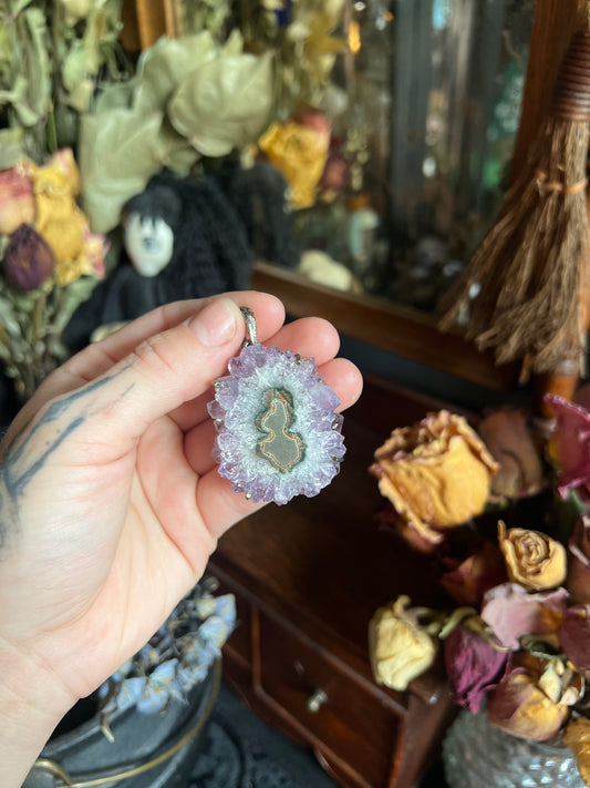 Amethyst Stalactite Pendant