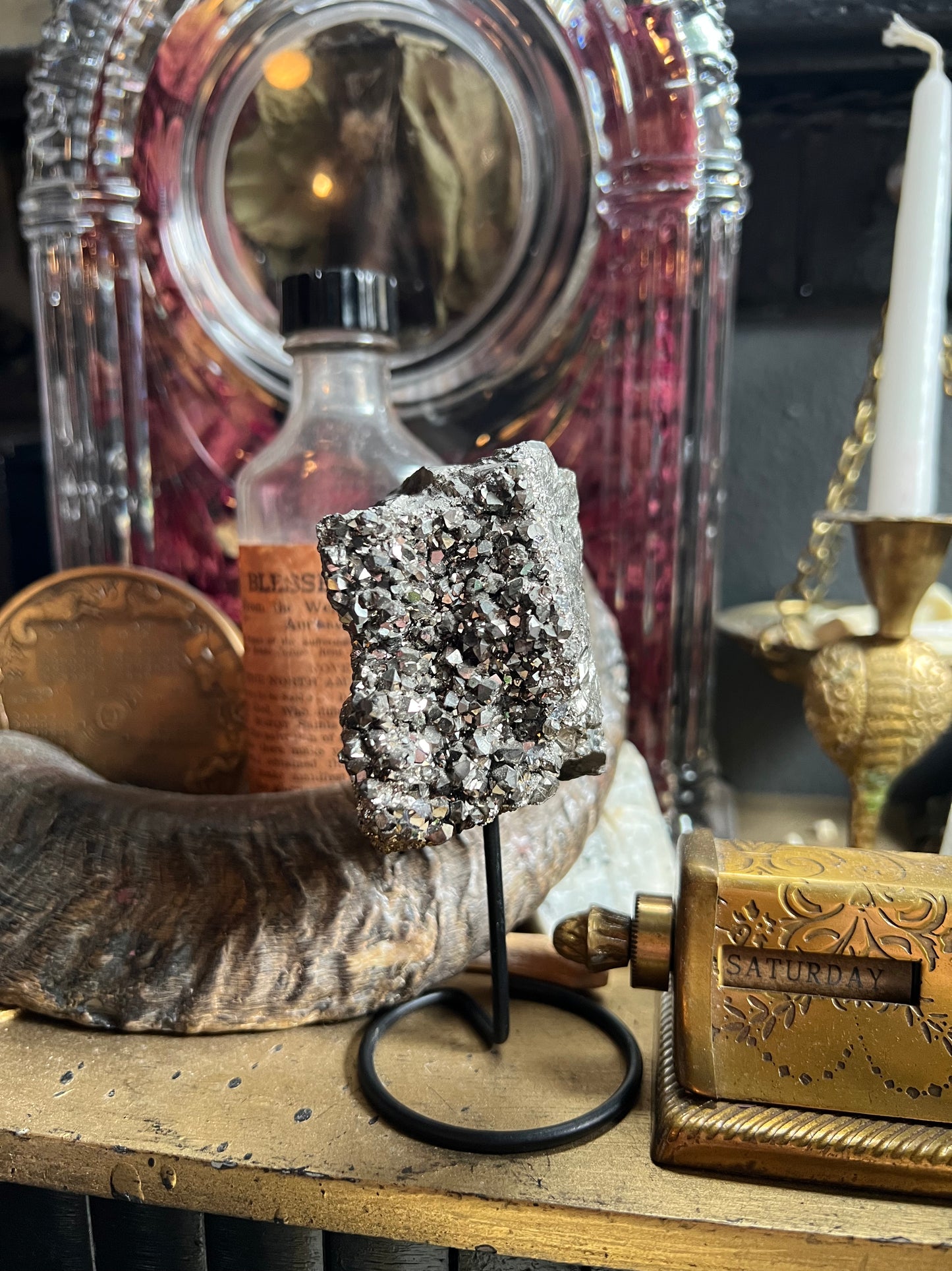 Pyrite Crystal Stand