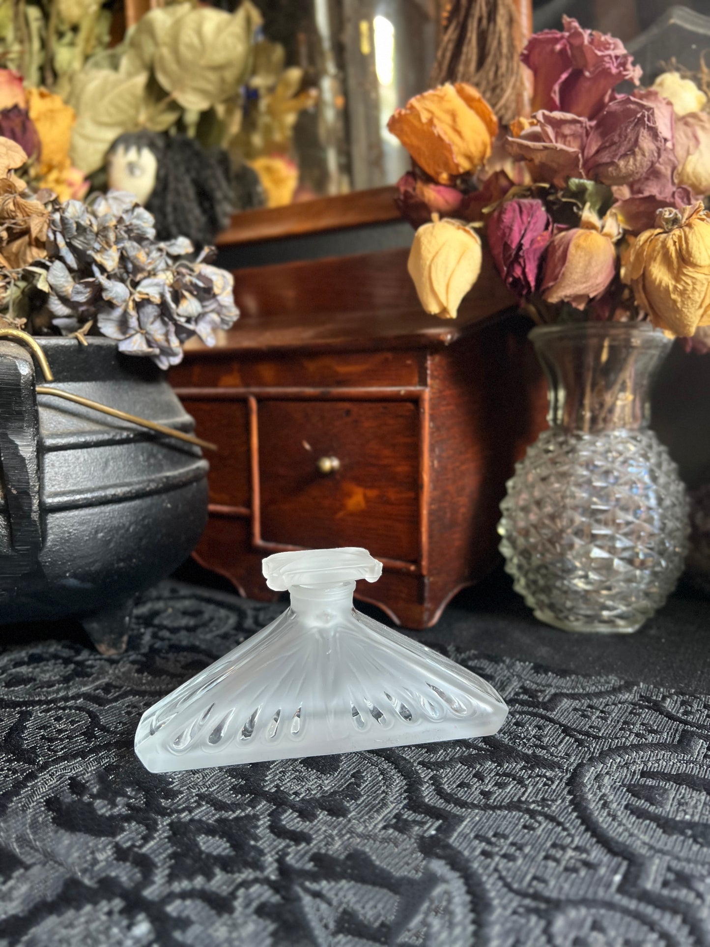 Art Nouveau Replica Winged Woman Perfume Bottle