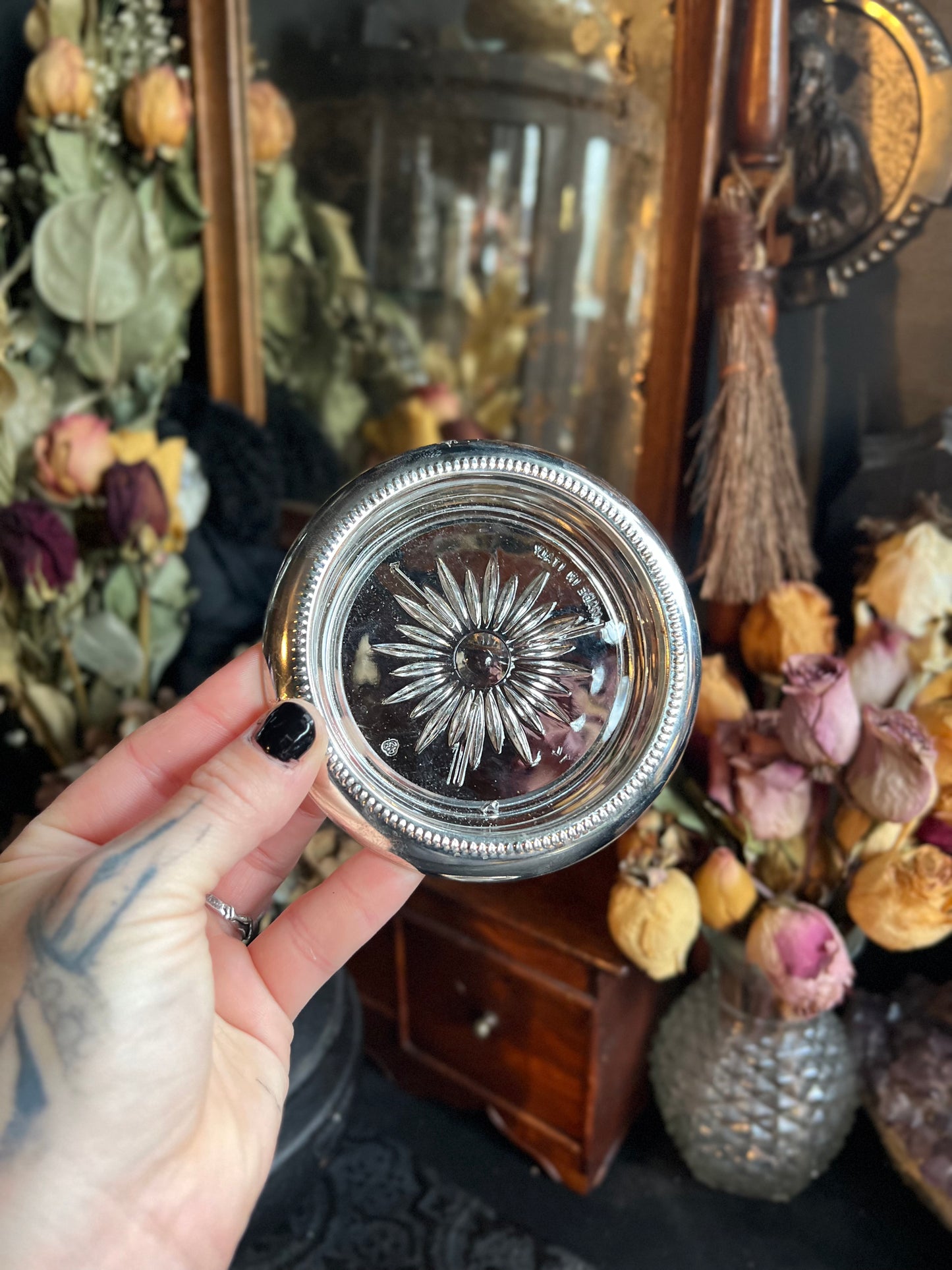 Silver-plated Leonard Starburst Coasters