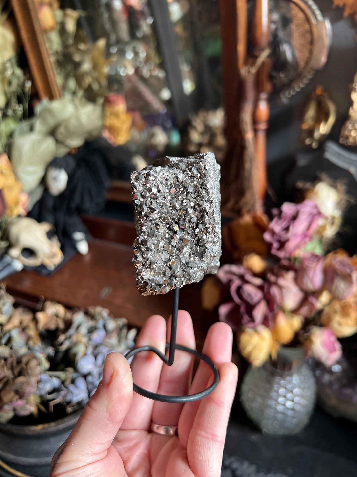 Pyrite Crystal Stand