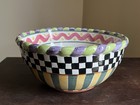 MacKenzie Childs Piccadilly Ceramic Nesting Bowls Set of 3 Aurora NY