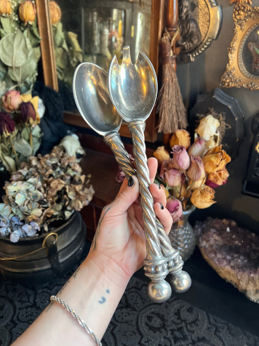 Vintage Salad Servers