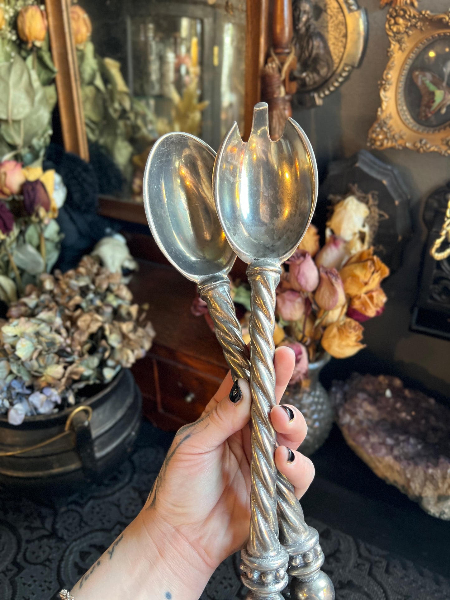 Vintage Salad Servers