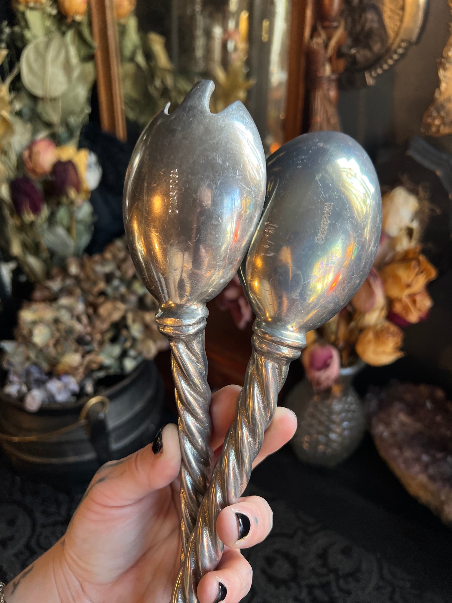 Vintage Salad Servers