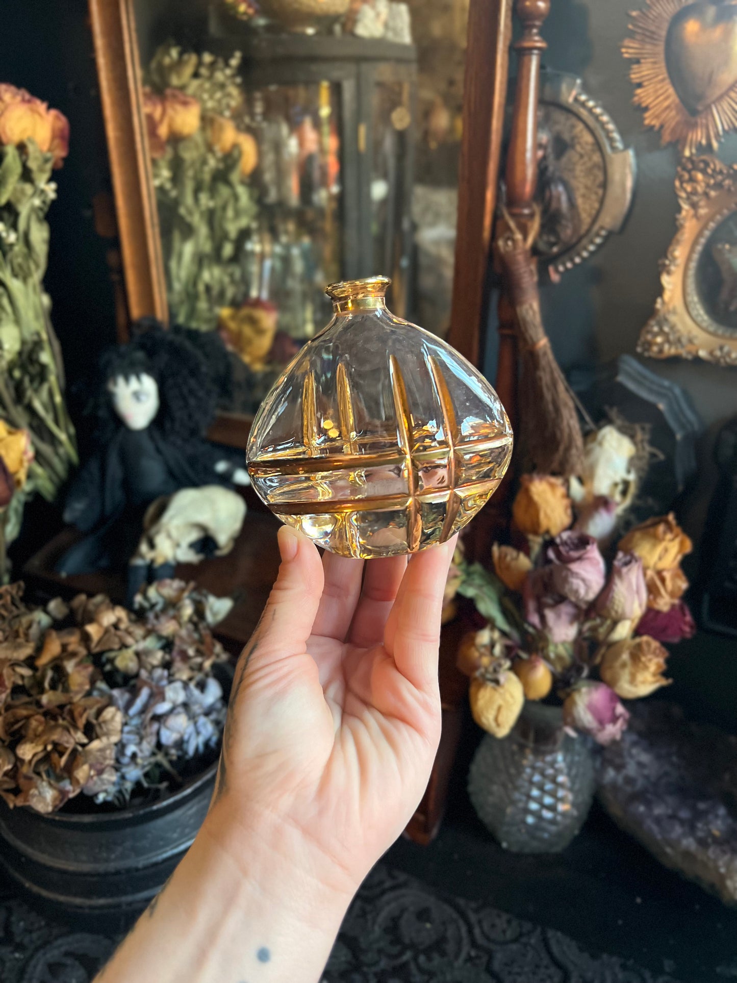 Vintage Royal Gallery Crystal Perfume Bottle