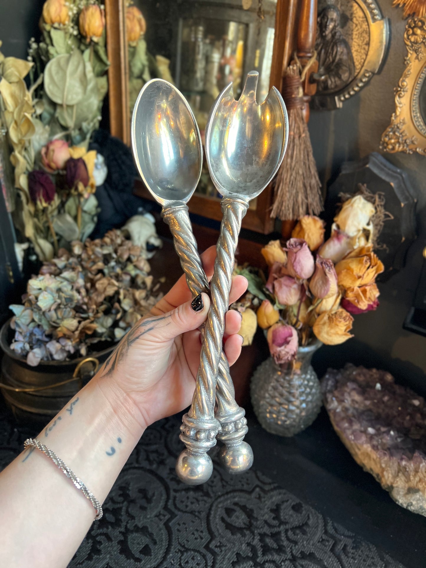 Vintage Salad Servers